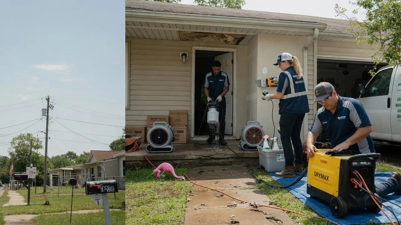 Storm Damage Water Removal in Shumway, IL near me